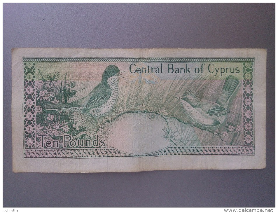 Cyprus 1989 10 Pounds - Chypre