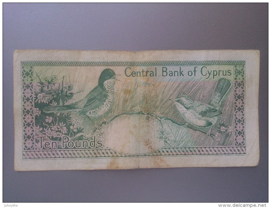 Cyprus 1988 10 Pounds - Zypern