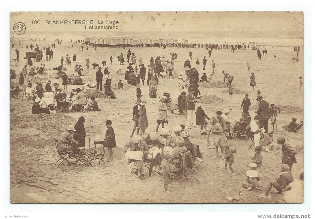 CPA - BLANKENBERGE - BLANKENBERGHE - La Plage - Het Zeestrand   // - Blankenberge