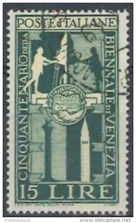 ITALIA REPUBBLICA - US 1949 (CATALOGO N.° 595) (2753) - 1946-60: Usati