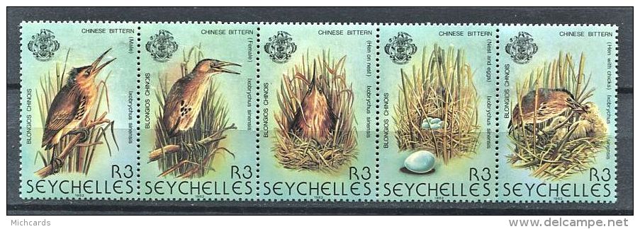 119 SEYCHELLES 1982 - Oiseau (Yvert 493/97) Neuf ** (MNH) Sans Charniere - Seychellen (1976-...)