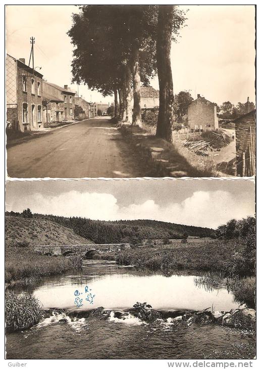 Maissin Sur Lesse (paliseul) 2 Cartes Modernes Route De Paliseul &amp; Le Vieux Pont Marie Therese - Paliseul