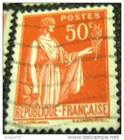 France 1932 Peace 50c - Used - 1932-39 Paix