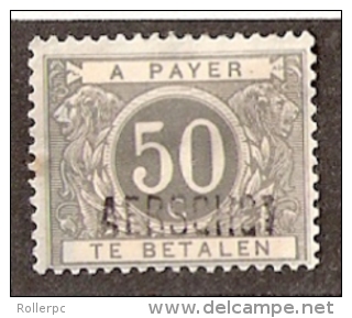011605 Sc  POSTAGE DUE  - AERSCHOT  - [ORDER 25 IV 1919: SURCHARGE OF OFFICE NAME TO AVOID FRAUD] - Griffes Linéaires