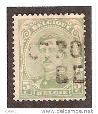 011610 Sc 111 5c ALBERT - STROMBEEK/BEVER -  [POST WW I FORTUNE - LINE NAME CANCEL] - Linear Postmarks