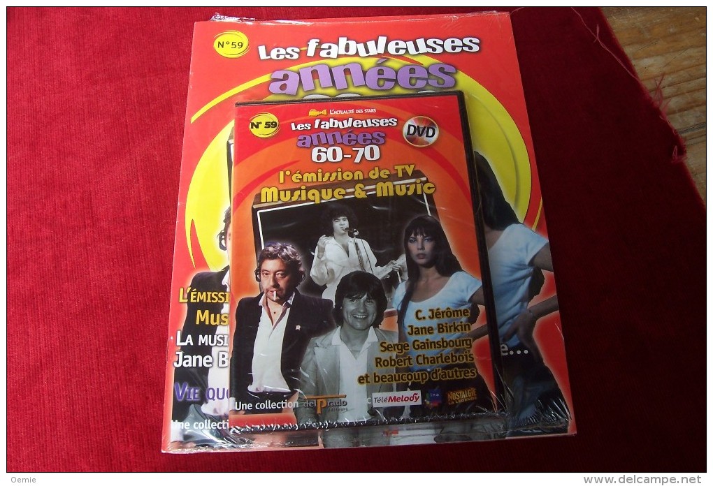 LES FABULEUSES ANNEES  60 / 70  AVEC REVUE  No 59 - Collections, Lots & Séries