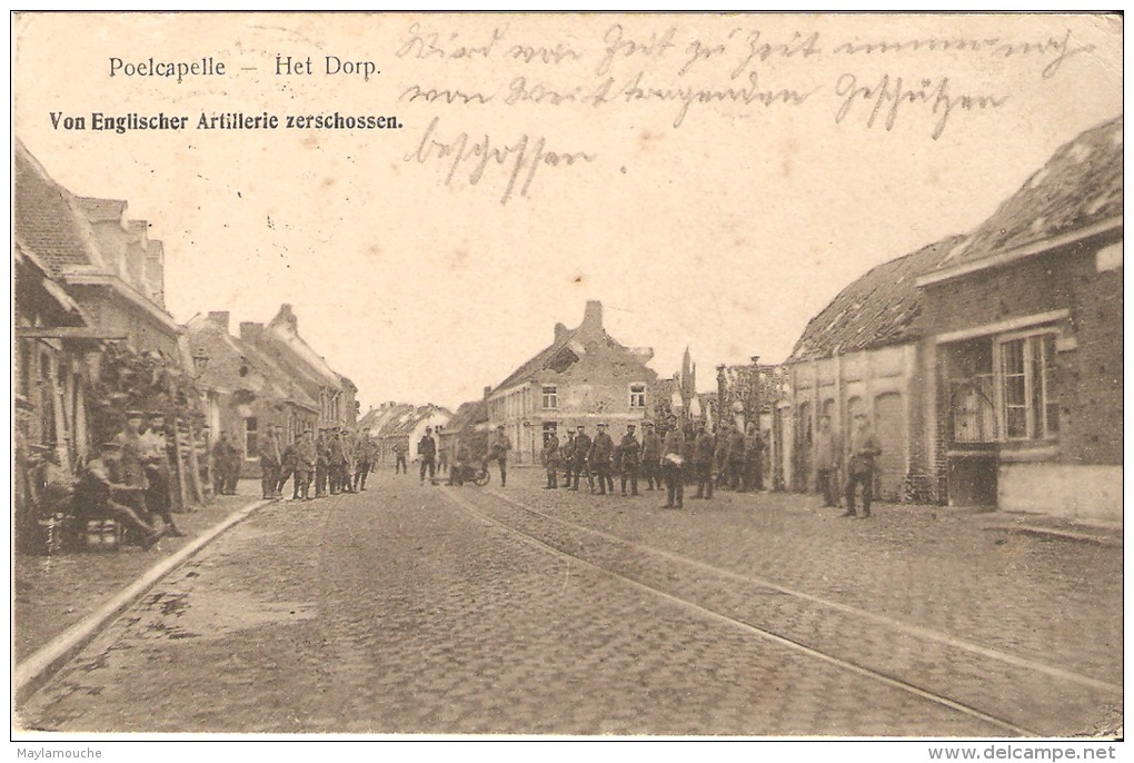 Poelcapelle Occupation Allemande  1915   (voir Timbre - Langemark-Poelkapelle