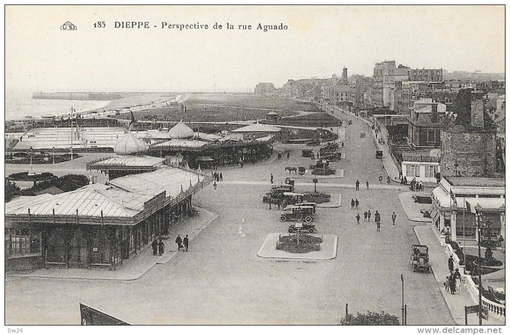 Dieppe - Perspective De La Rue Aguado - Entrée Du Casino - Carte CAP N°185 Non Circulée - Dieppe