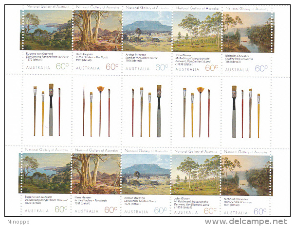 Australia 2013 Landscapes  Gutter Strip MNH - Mint Stamps