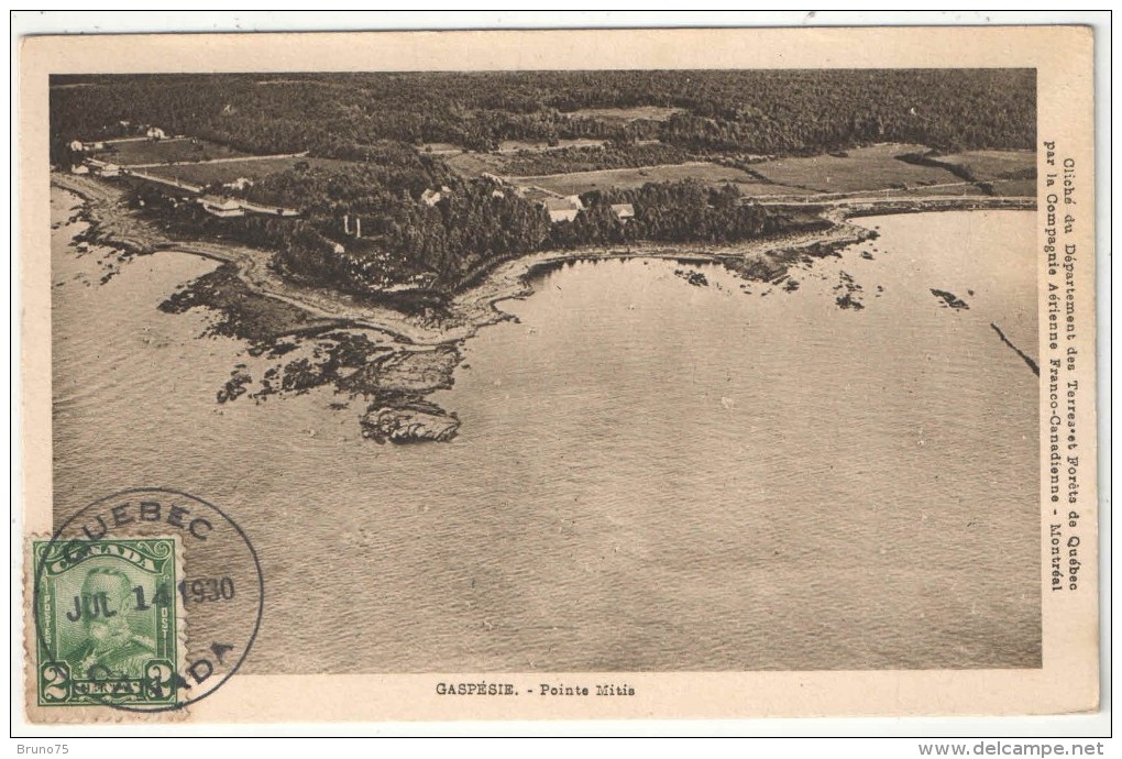 GASPÉSIE - Pointe Mitis - 1930 - Gaspé