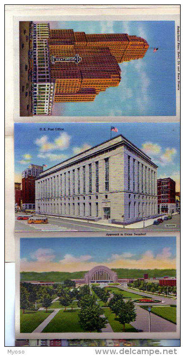 Carnet Depliant De ç9 Vues Recto Verso Souvenir Folder Of CINCINNATI Ohio - Cincinnati