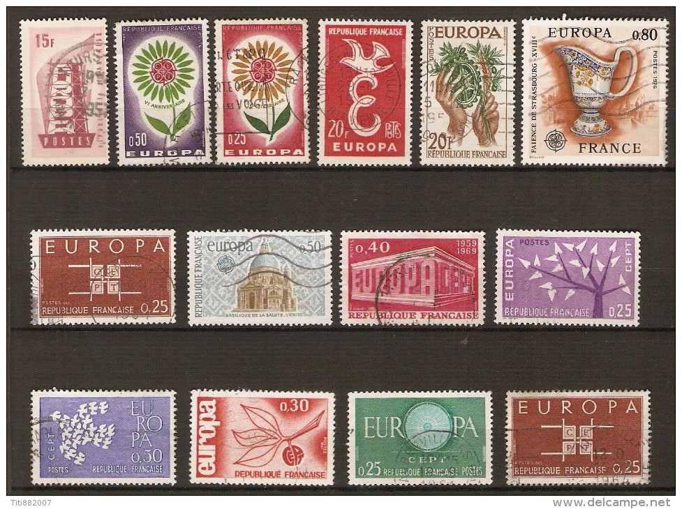 FRANCE    -    L O T  .    EUROPA   Oblitérés. - Collections