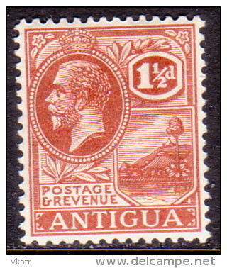 Antigua 1929 SG #69 1½d MNH OG - 1858-1960 Crown Colony