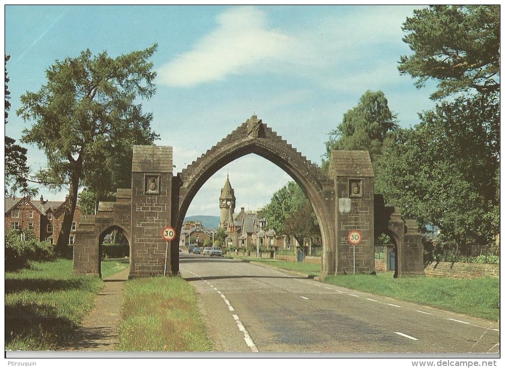 EDZELL. ANGUS - Ornamental Entrance Arch - Angus