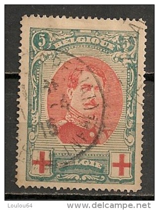 Timbres - Belgique - Croix-Rouge - 1914-1915 - 5 - - 1914-1915 Rotes Kreuz