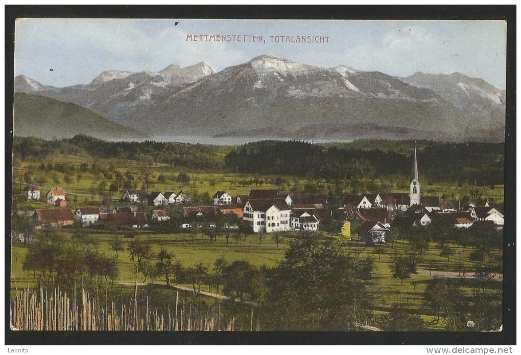 METTMENSTETTEN ZH Affoltern Totalansicht Ca. 1920 - Affoltern