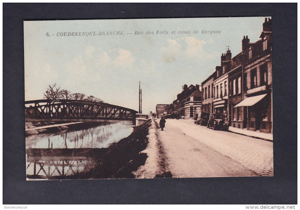 Coudekerque Branche (59) - Rue Des Forts Et Canal De Bergues ( Ed. Ets Pollet ) - Coudekerque Branche