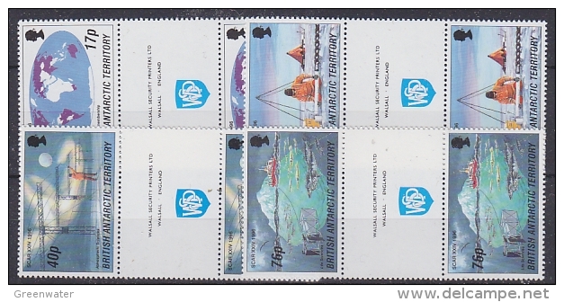 British Antarctic Territory 1996 Scar 4v  Gutter ** Mnh (20655 - Neufs