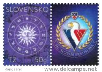 2013 SLOVAKIA Zodiac. 1v: T2 50g + Label - Neufs