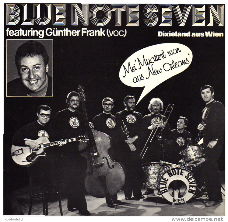 * LP *  BLUE NOTE SEVEN (featuring Günther Frank) - DIXIELAND AUS WIEN (Austria 1980 EX!!!) - Jazz