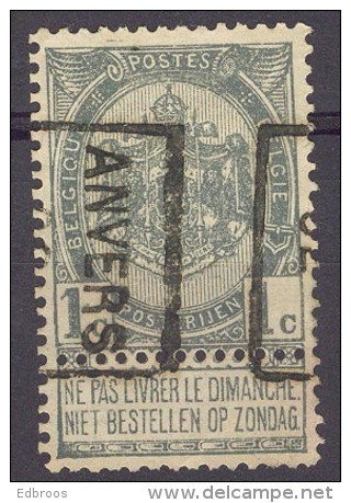 België/Belgique  Preo  N°406B  Anvers 1902. - Roulettes 1900-09