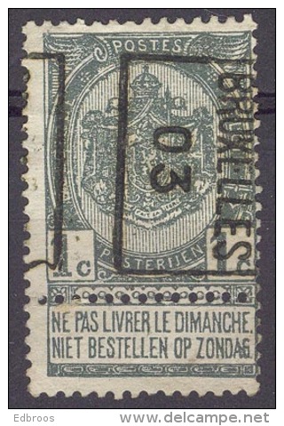 België/Belgique  Preo  N°487B Bruxelles 1903. - Roller Precancels 1900-09