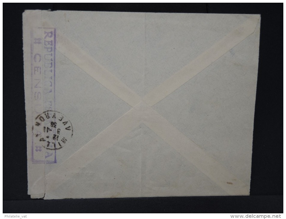 ESPAGNE - Lettre Censurée - Guerre Républicaine - Détaillons Collection - Lot N° 5462 - Marques De Censures Républicaines