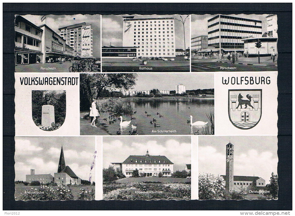 (1316) AK Volkswagenstadt Wolfsburg - Mehrbildkarte - Wolfsburg