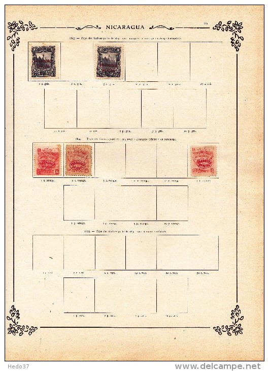 Nicaragua Collection Ancienne Petit Prix - 7 Scans - Nicaragua