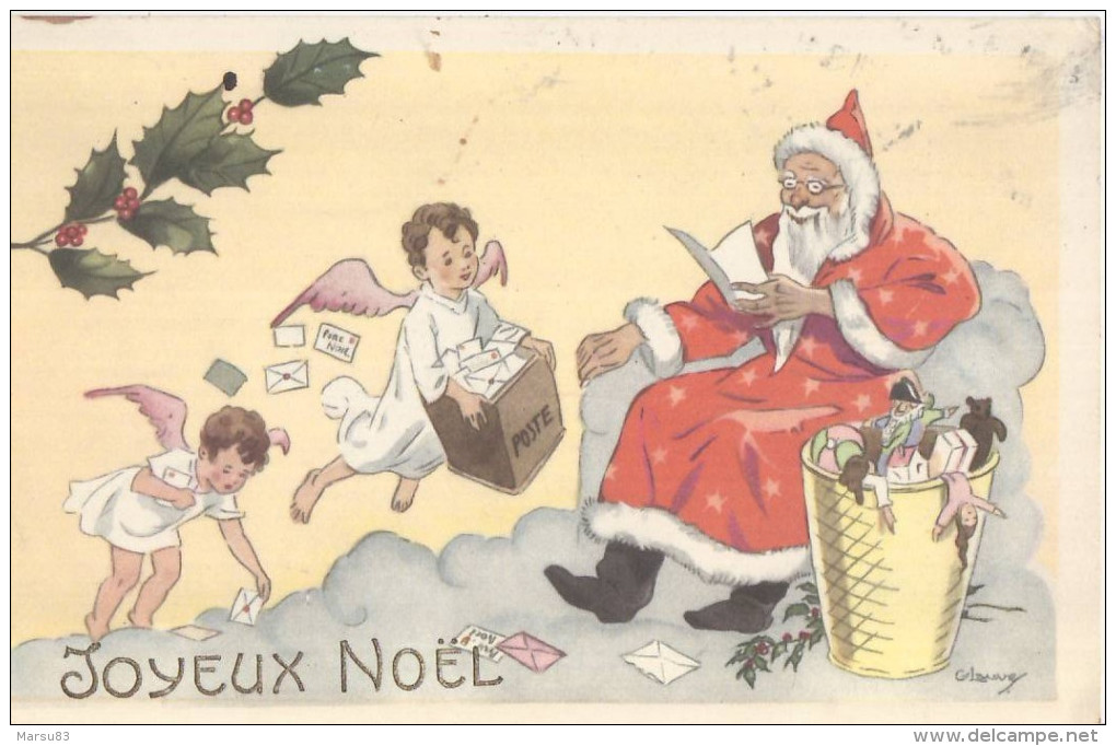 Noël De G.Lauvey ** 23-12-1928 ** Ed Fox Paris N° 1506 - Autres & Non Classés