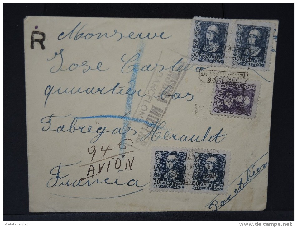 ESPAGNE - Lettre Censurée - Guerre Nationaliste - Détaillons Collection - Lot N° 5469 - Marcas De Censura Nacional