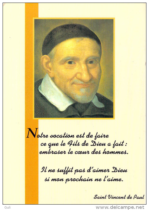 RELIGION-  Saint Vincent De PAUL Fondateur Des Confréries De La Charité, Des Prêtres De La Mission ...*PRIX FIXE - Altri & Non Classificati