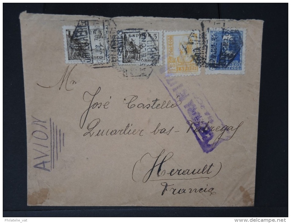 ESPAGNE - Lettre Censurée - Guerre Nationaliste - Détaillons Collection - Lot N° 5473 - Bolli Di Censura Nazionalista