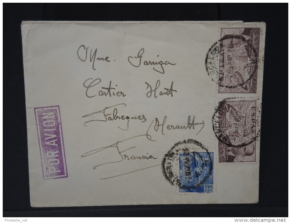 ESPAGNE - Lettre Censurée - Guerre Nationaliste - Détaillons Collection - Lot N° 5474 - Nationalists Censor Marks