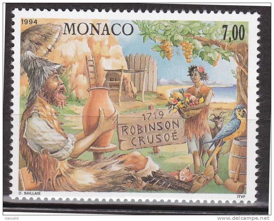 Monaco - 1994 -  Robinson Crusoé - 1964  - Neufs ** - MNH - Neufs