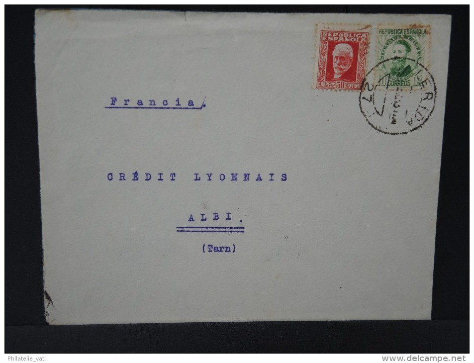 ESPAGNE - Lettre Censurée - Guerre Nationaliste - Détaillons Collection - Lot N° 5488 - Bolli Di Censura Nazionalista