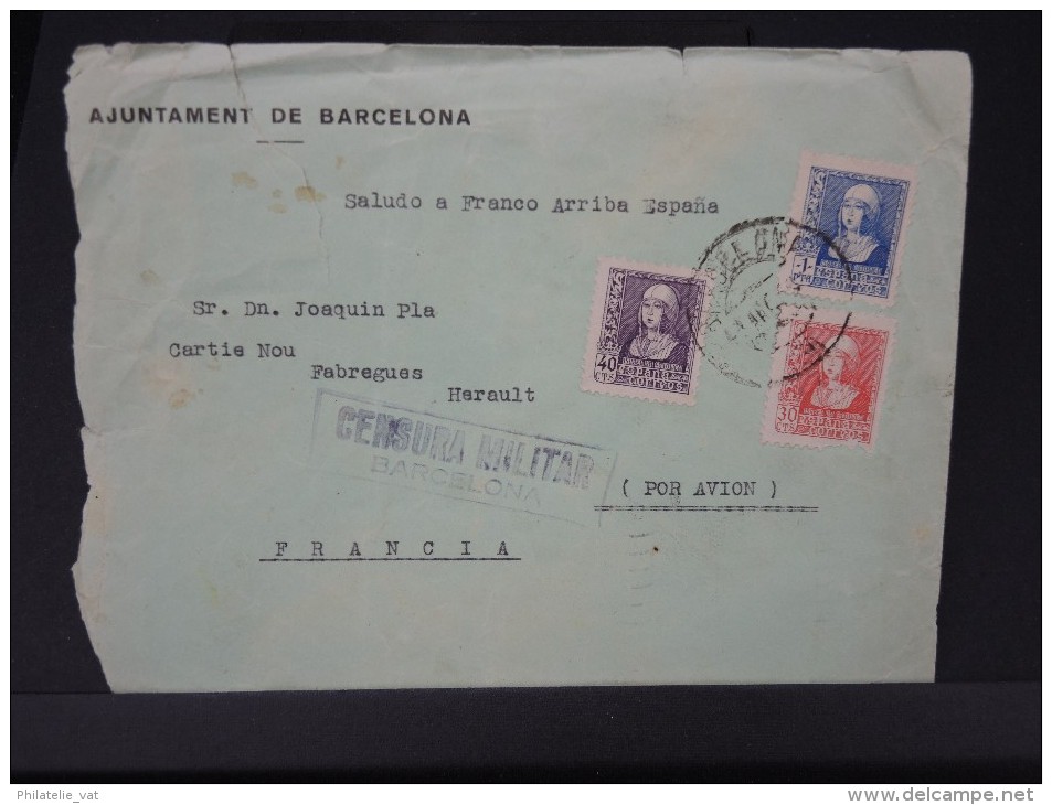 ESPAGNE - Lettre Censurée - Guerre Nationaliste - Détaillons Collection - Lot N° 5494 - Nationalists Censor Marks