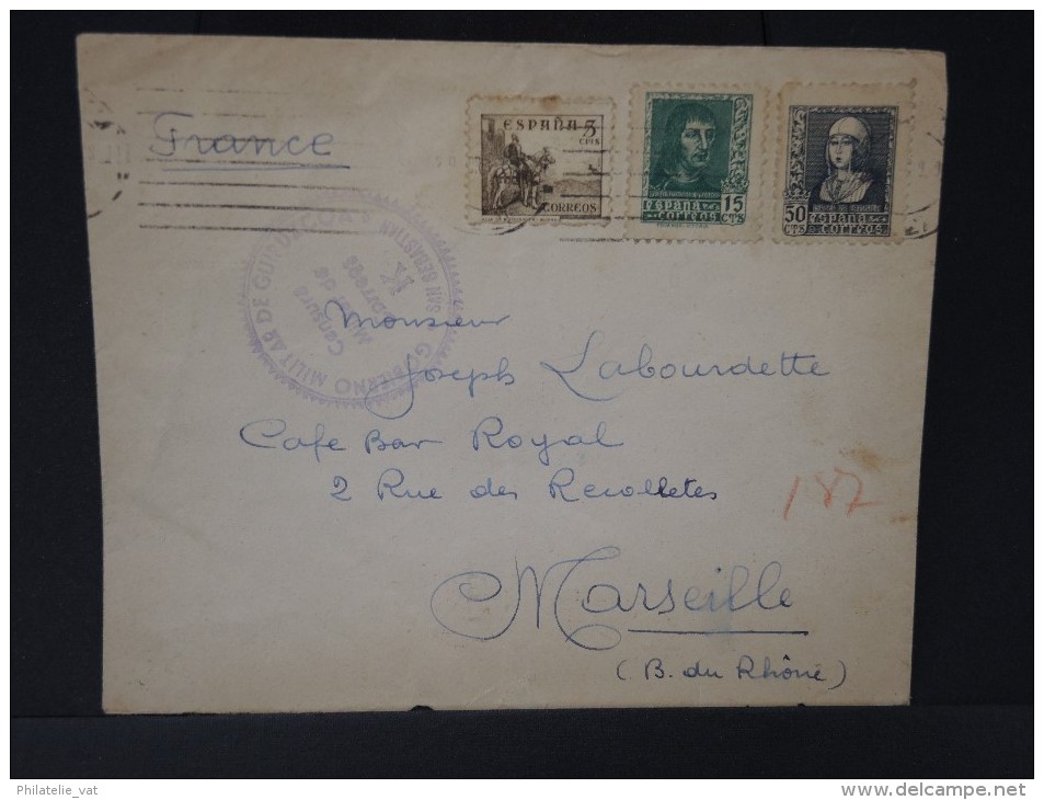 ESPAGNE - Lettre Censurée - Guerre Nationaliste - Détaillons Collection - Lot N° 5496 - Nationalistische Censuur