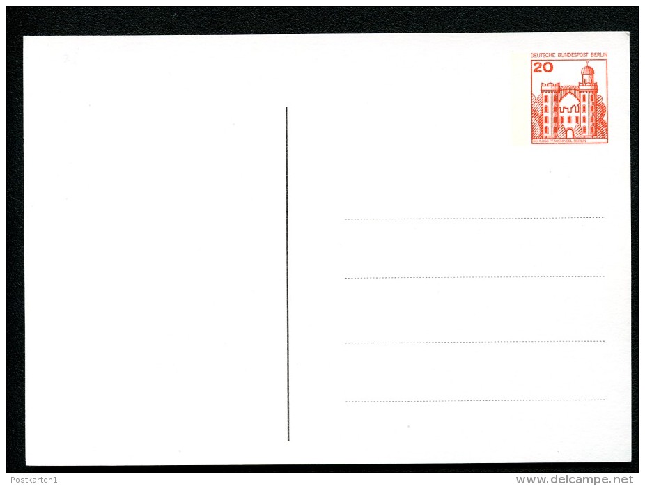 BERLIN PP76 A2/001 Privat-Postkarte BLANKO ** 1977 - Cartes Postales Privées - Neuves