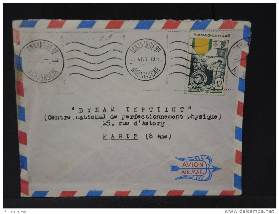 FRANCE - Colonies Française - Grande Série Coloniale - 5 Lettres De Pays Différents - A Voir - Lot N° 5499 - 1952 Centenaire De La Médaille Militaire