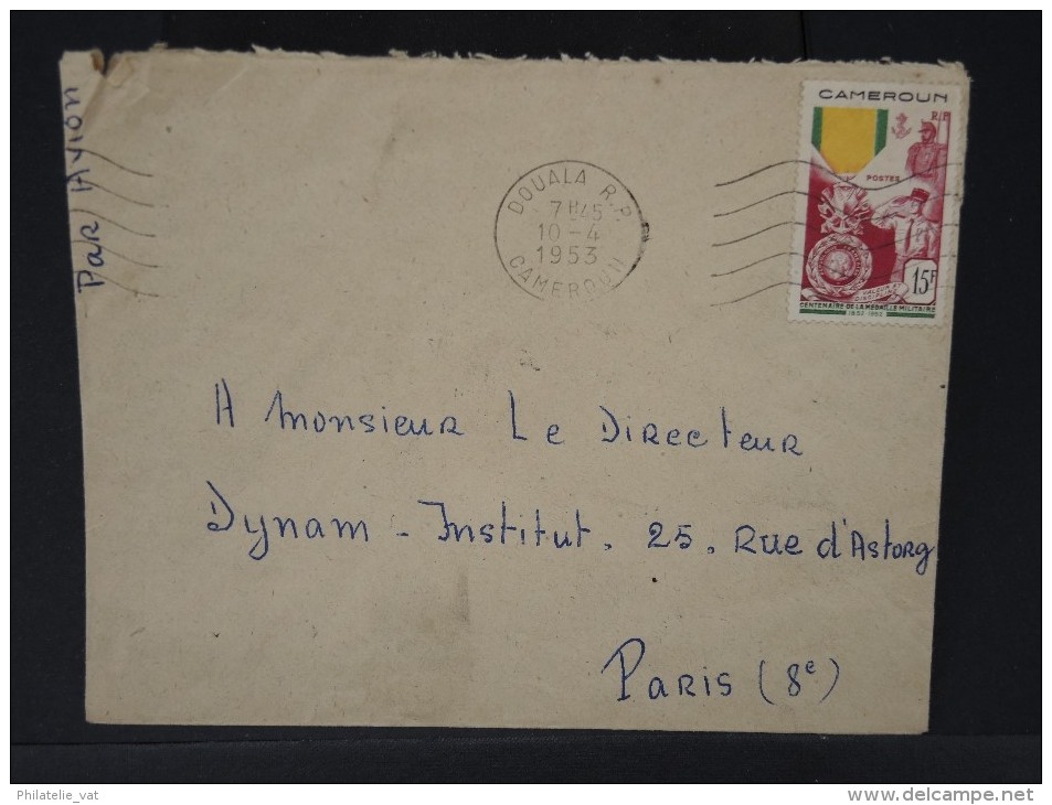 FRANCE - Colonies Française - Grande Série Coloniale - 5 Lettres De Pays Différents - A Voir - Lot N° 5499 - 1952 Centenaire De La Médaille Militaire