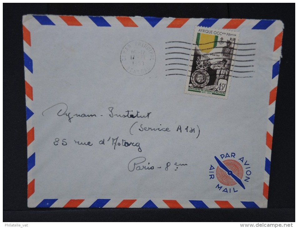 FRANCE - Colonies Française - Grande Série Coloniale - 5 Lettres De Pays Différents - A Voir - Lot N° 5499 - 1952 Centenaire De La Médaille Militaire