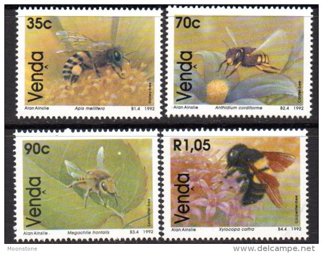 Venda 1992 Bees Set Of 4, MNH - Venda