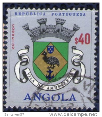 Angola 1963 Oblitéré Rond Used Blason Ville Vila De Ambrizete - Angola