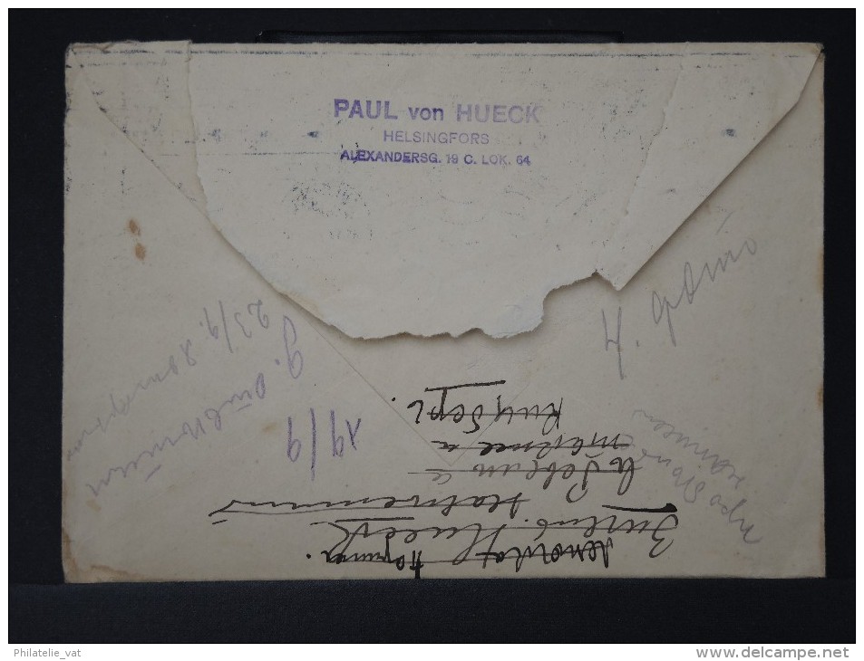 FINLANDE- LETTRE POUR LA FRANCE EN 1929  A VOIR    LOT P3022 - Briefe U. Dokumente