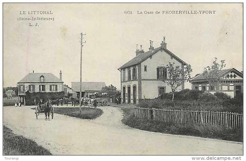 0115 724: Frobertville-Yport  -  Gare - Autres & Non Classés