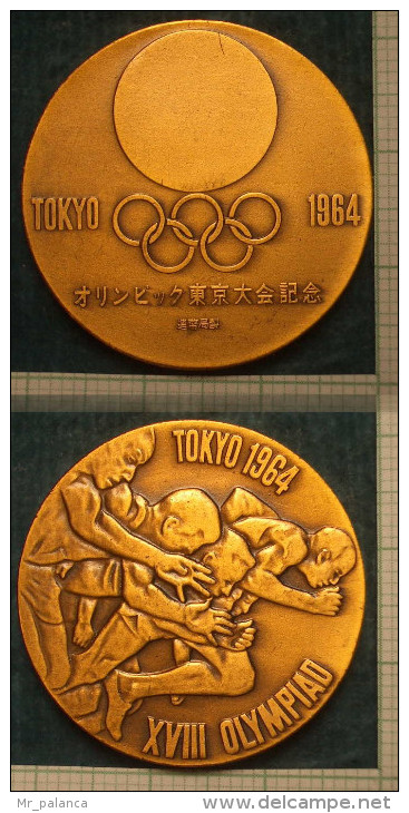 M_p> Medaglia Olimpiadi Tokio 1964 - Altri & Non Classificati