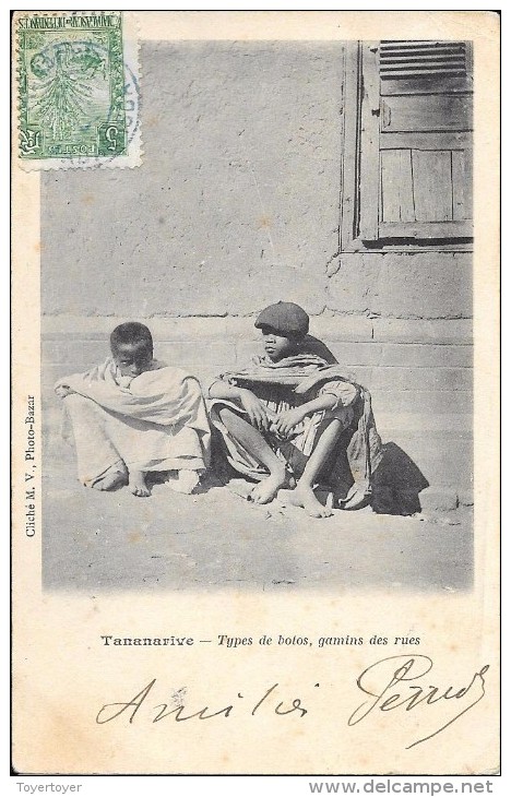 CP27-Carte Postale De Madagascar , Timbre N°66 C:75,00 - Lettres & Documents