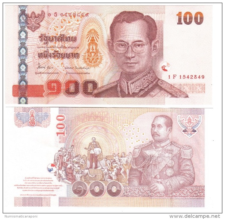 TAILANDIA THAILAND-SIAM 100 BAHT  Lotto.912 - Thailand