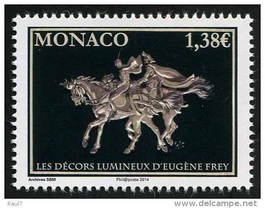 MONACO - 2014 - Art, Les Décors Lumineux D'Eugene Frey - 1v Neufs // Mnh - Unused Stamps